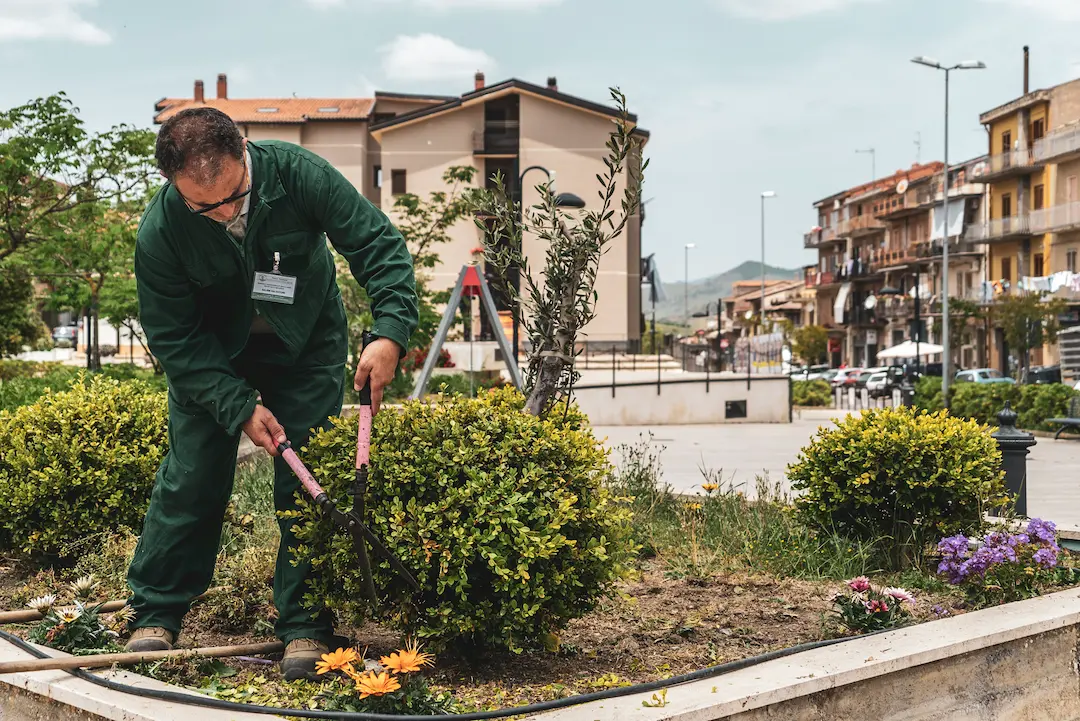 Manutenzione parco pubblico
