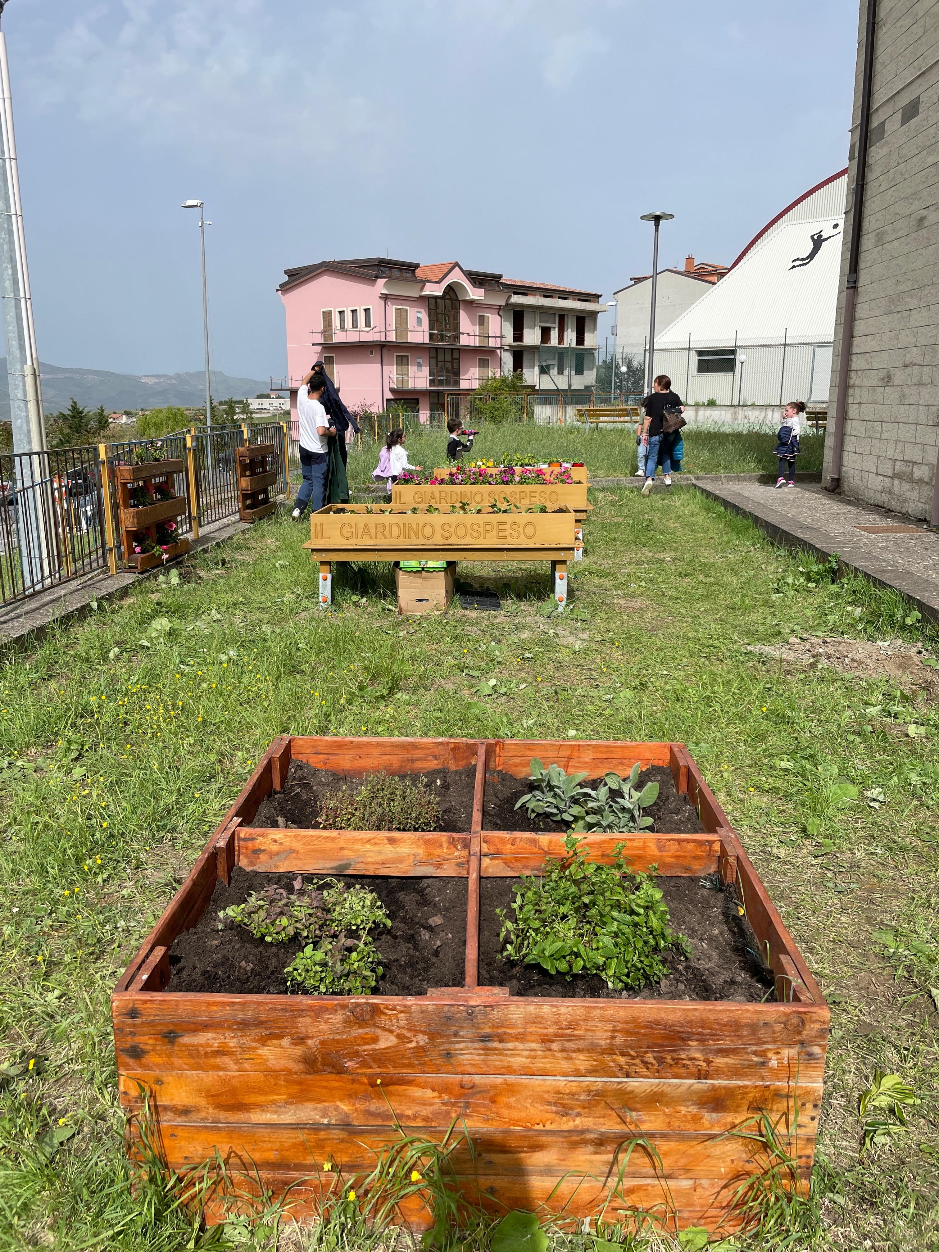 Attività di giardinaggio sociale